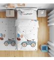 Minibabyrooms Klasik Araba ve Balonlar Temalı Nevresim Takımı