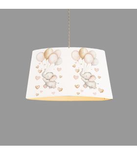 Minibabyroom Fil ve Balonlar Temalı Çocuk Odası Sarkıt Avize