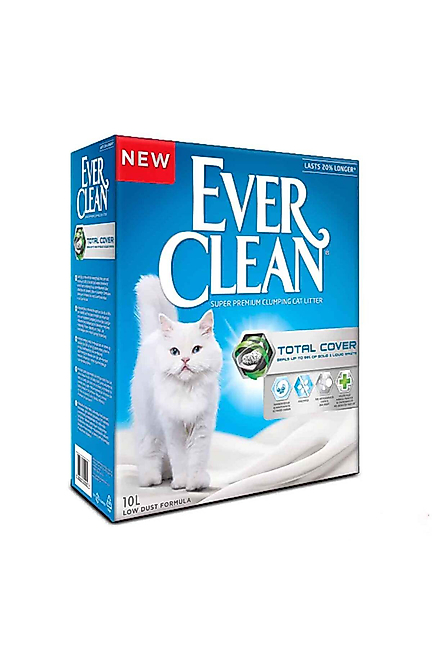 Ever Clean Total Cover Topaklanan Kedi Kumu 10 Lt