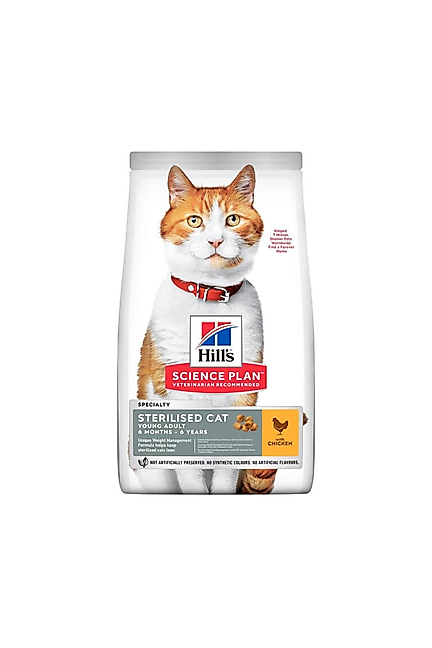 Hill's Sterilised Tavuklu Kısırlaştırılmış Kedi Maması 1,5 Kg