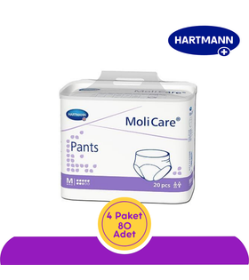 Hartmann MoliCare Pants Emici Külot 8 Damla Mor Paket (Medium) 20'li (4 Paket)