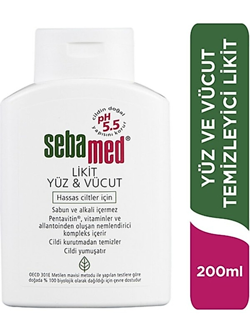 Sebamed Likit Yüz ve Vücut Temizleyici 200 ml