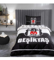 Taç Lisanslı Beşiktaş Logo Tek Kişilik Yorgan Seti