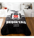 Taç Beşiktaş Karakartal Tek Kişilik Battaniye