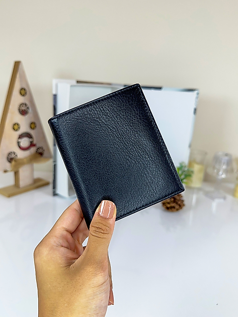 Passcase 2070 Hakiki Deri Siyah Cüzdan