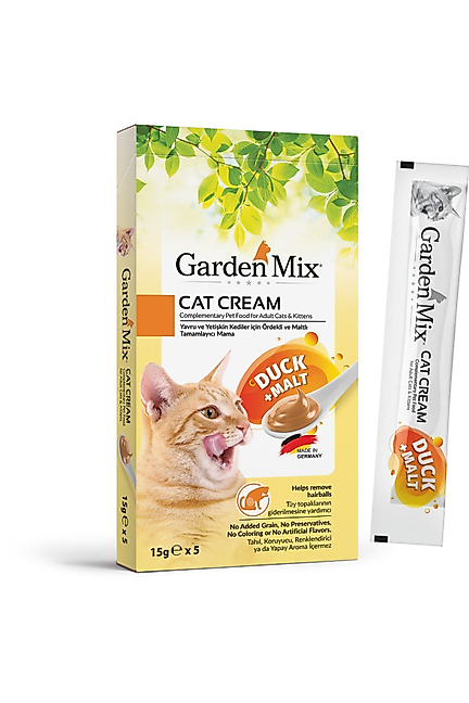 Garden Mix Kedi Kreması Ördek Malt 15grx5 Ad