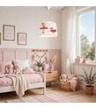 Minibabyroom Pembe Balerin Kız ve Kuğu Temalı Çocuk Odası Sarkıt Avize