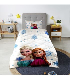 Minibabyrooms Elsa ve Anna Desenli Kapitone Yorgan