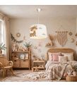Minibabyroom Zürafa ve Gökkuşağı Temalı Çocuk Odası Sarkıt Avize