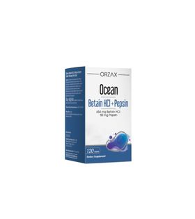 Ocean Betain HCI+ Pepsin Takviye Edici Gıda 120 Tablet