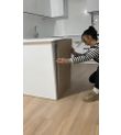 27 cm Genişlik x 105 cm ( ÜSTÜ OVAL ) Ham mdf Duvar paneli ( 10 mm kalınlık )