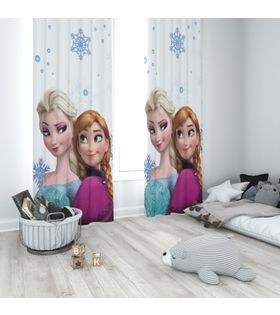 Minibabyrooms Elsa ve Anna Temalı Fon Perde