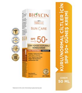 Bioxcin Güneş Kremi Kuru & Normal Ciltler İçin SPF50 50 ml