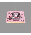 Minibabyroom Pembe Kromi Temalı Çocuk Odası Sarkıt Avize