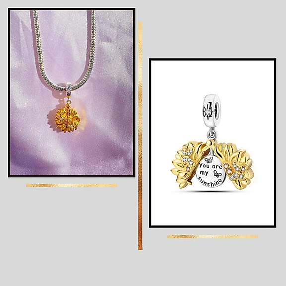 Açılan Ayçiçeği Charm