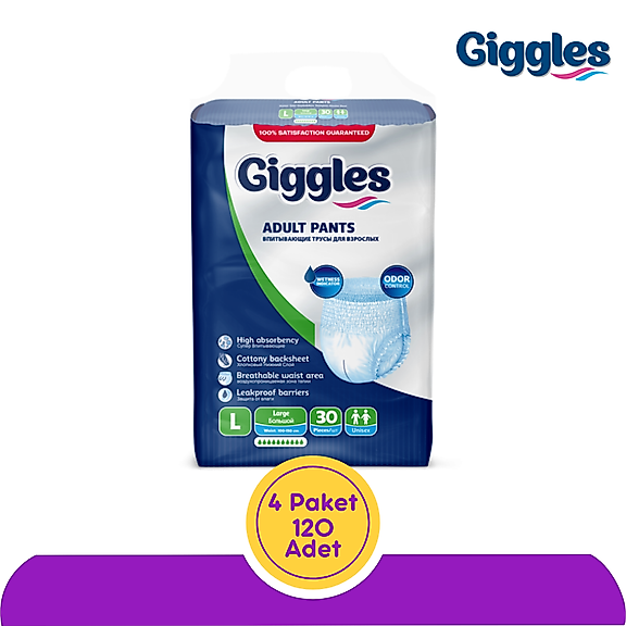 Giggles Emici Külot Büyük (L) 120 Adet