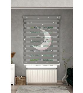 Minibabyrooms Gri Ay ve Yıldızlar