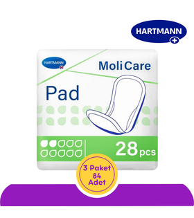 Hartmann MoliCare Pad Mesane Pedi 2 Damla (Small) 28 Adet (3 Paket)