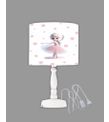 Minibabyrooms Balerin Elsa Desenli Ahşap Oyma Ayak Abajur