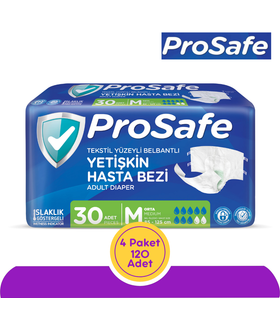 Prosafe Belbantlı Yetişkin Hasta Bezi Orta (M) 120 Adet