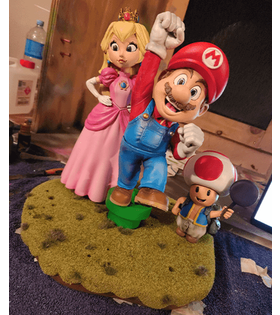 Super Mario 3D Printing Figurines