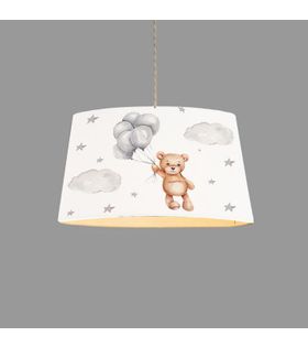 Minibabyroom Balonlu Ayıcık Temalı Çocuk Odası Sarkıt Avize