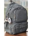 NEMO BAGS Unisex GRİ Sırt Çantası Okul Çantası Laptop ve Seyahat Çantası Su Geçirmez Spor Çantası 40x30x15cm