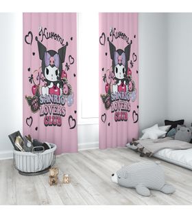 Minibabyrooms Pembe Kromi Temalı Fon Perde