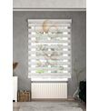 Minibabyrooms Fil ve Balonlar Desenli Zebra Perde