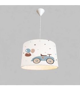 Minibabyroom Klasik Araba ve Bolonlar Temalı Çocuk Odası Sarkıt Avize