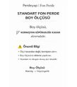 PerdeYap Beyaz Renk Ada Fon Perde Tek Kanat 1/3 Sık Pile