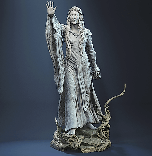 Galadriel 3D Printing Figurine