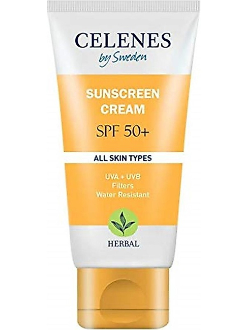 Celenes By Sweden Herbal Güneş Koruma Kremi SPF50 50 ml - Tüm Cilt Tipleri