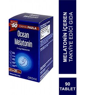 Ocean Melatonin 3 mg 60+30 Tablet - %50 Daha Fazla