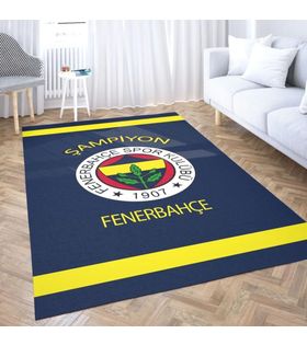 Minibabyrooms Fenerbahçe Desenli 8 mm Kalınlıkta Çocuk Odası Halısı