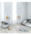 Minibabyrooms Uçan Balon ve Hayvanlar Temalı Fon Perde