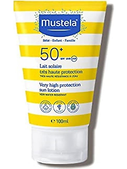 Mustela Yüksek Koruma Faktörlü Güneş Losyonu Tüm Aile İçin SPF50+ 100 ml