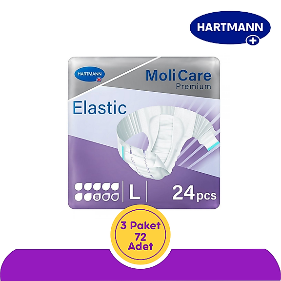 Hartmann MoliCare Premium Slip Super Plus Hasta Bezi 8 Damla Mor Paket (Large) 24'lü (3 Paket)