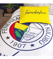 Taç Lisanslı Fenerbahçe Yarım Logo Tek Kişilik Pamuk Pike Takımı