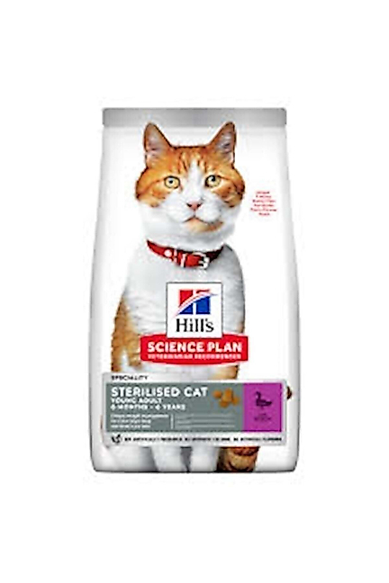 Hill's Young Adult Ördekli Kısırlaştırılmış Kedi Maması 3 Kg