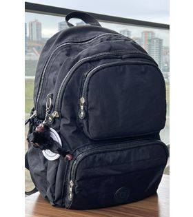 NEMO BAGS Unisex Orta Boy SİYAH Sırt Çantası Okul Çantası Laptop ve Seyahat Çantası Su Geçirmez Spor Çantası 40x30x15cm