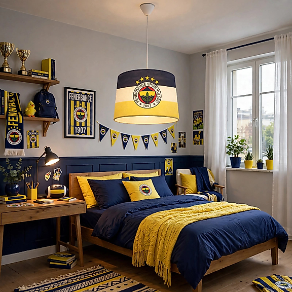 Minibabyroom Fenerbahçe Temalı Çocuk Odası Sarkıt Avize