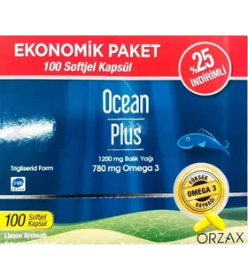 Ocean Plus 1200 mg 100 Softjel - %25 İndirimli