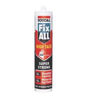 Soudal Fix ALL HIGH TACK 290ml – Ultra Güçlü Yapıştırıcı | Her Yüzeye Mükemmel Tutunma!