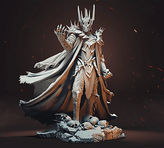 Sauron 3D Baskı Heykelciği