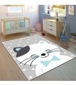 Minibabyrooms Kedicik Desenli 8 mm Kalınlıkta Çocuk Odası Halısı