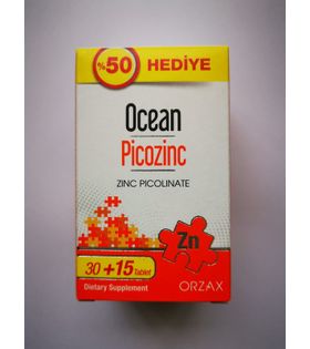 Ocean Picozinc 30 Tablet + 15 Tablet Hediye