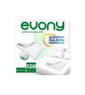 Evony Yatak Koruyucu Örtü (60x90 cm) 30'lu (120 Adet)