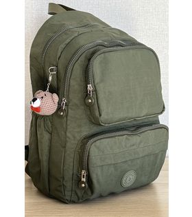 Nemo Bags HAKİ Sırt, Okul, 14 İnç Laptop, Seyahat Çantası Amigurumi Ayıcık Anahtarlık Hediyeli