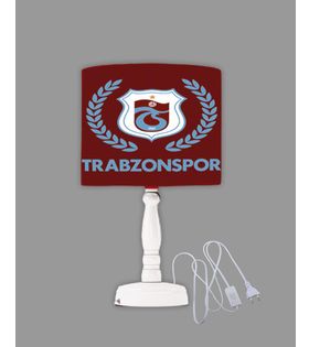 Minibabyrooms Trabzonspor Desenli Ahşap Oyma Ayak Abajur